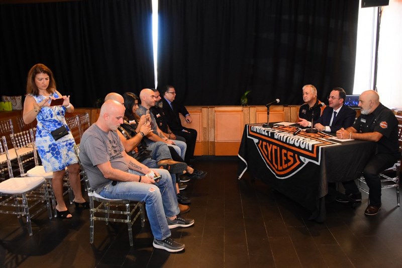 Harley Davidson Press Conference at The Smallville hotel 